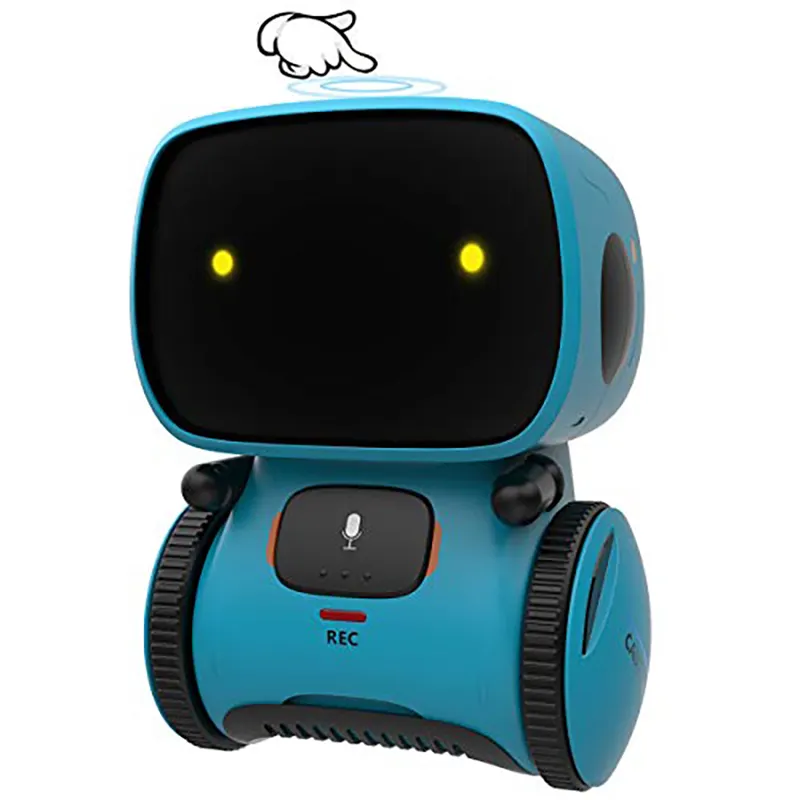 Mới nhất loại Robot thông minh nhảy lệnh bằng giọng nói 3 ngôn ngữ phiên bản điều khiển cảm ứng đồ chơi tương tác Robot đồ chơi Quà tặng cho trẻ em
