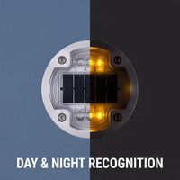 Marqueur de trottoir solaire LED réfléchissant double face IP68 couleur personnalisée pour parkings