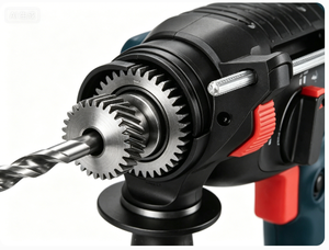 Perceuse à percussion sans fil portable de qualité industrielle 21V, perceuse à percussion rotative multifonctionnelle avec moteur sans balais, 1800W - Product Image 5