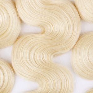 Wholesale Chinese Hair Blonde Long Human Hair <strong>Wig</strong> Hair Curtain Model 9A613 Body Wave Glueless 180% Density 100g Large Cap All - Product Image 4