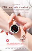 Reloj Inteligente para Mujer I222, Pantalla Táctil Completa AMOLED Redonda de 1.19 Pulgadas, Chip RLT8773E, Personalización OEM de Marca, Reloj Deportivo para Mujer de 280 mAh