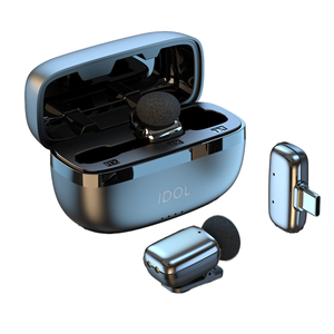 Micrófono Lavalier Inalámbrico de Mano, Modo Dual, 3 Modos, Grabación de Sonido Original, Reverberación, 2.4G, Mini Micrófono de Solapa para <span class=keywords><strong>Podcast</strong></span>, 48kHz - Product Image 1