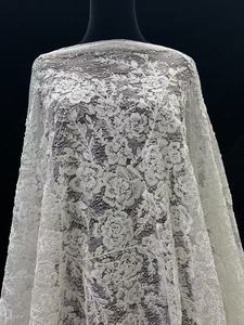 Dentelle florale brodée <span class=keywords><strong>de</strong></span> perles éclatantes, simple et élégante, broderie florale, robe <span class=keywords><strong>de</strong></span> mariée, dentelle française - Product Image 5