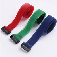 Attaches de câble à crochet et boucle avec boucle en nylon personnalisé et collant double face autobloquant robuste et réglable