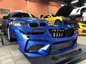 Actualizar a M2C estilo bodykit kit de cuerpo el parachoques delantero conjuntos para <span class=keywords><strong>BMW1</strong></span> serie F20 2014-2019 - Product Image 6