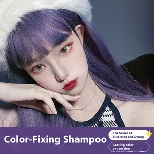 Champú en crema orgánica <span class=keywords><strong>para</strong></span> protección del color del cabello Colores sólidos con tinte amarillo Púrpura Gris <span class=keywords><strong>Azul</strong></span> Rojo Rosa - Product Image 4