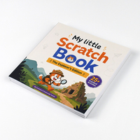 Impression de livres pour enfants à couverture souple personnalisée, reliure parfaite, A4/A5, logo et taille personnalisés, faible MOQ, impression couleur intégrale