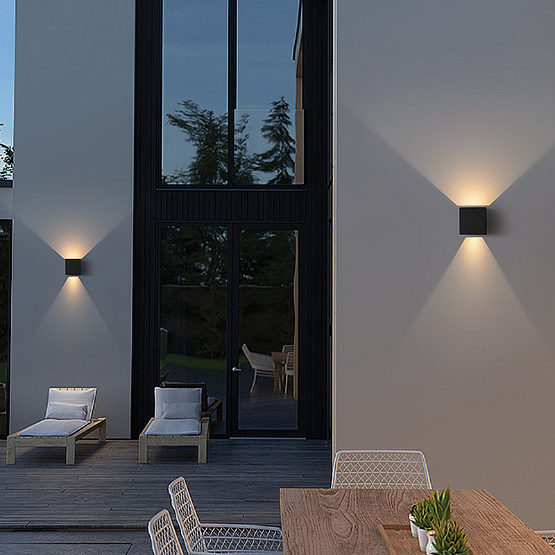 sconces thin wall square