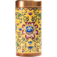 Boîte à thé cylindrique en céramique de style chinois Dehua, petite et droite, avec couvercle, pour la maison, boîte de rangement pour le thé, coffret cadeau