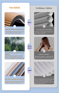 2025 Trung Quốc nhà máy chất lượng cao tổ ong rèm vải màn rèm cho cửa sổ mù tổ ong Rèm di động Shades - Product Image 5