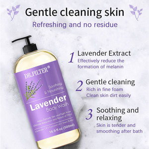 <span class=keywords><strong>Gel</strong></span> <span class=keywords><strong>Douche</strong></span> Parfum Pétale Lavande Blanche Herbe d'ange Marque privée Savon corporel biologique naturel de luxe Nettoyant pour le corps - Product Image 3