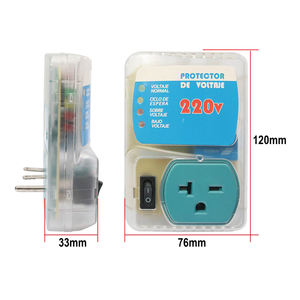<span class=keywords><strong>Protector</strong></span> de Voltaje 220V 20A Contra Sobretensión para Bomba de Agua y Aire Acondicionado con Interruptor de Retardo de Reinicio Automático - Product Image 4