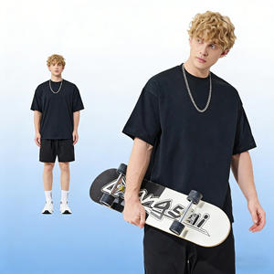 Camiseta Premium 100% Algodón para Hombre, Estilo Hip Hop, Color Sólido, Tejido Transpirable de 220g, Corte Regular, Manga Corta - Product Image 6