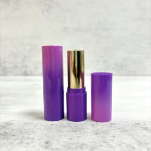 ตลับลิปสติกแบบไล่สีแฟชั่น 3-4 กรัม แบบเติมได้  หลอดลิปบาล์มพลาสติกพร้อมปลอกอะลูมิเนียม - Product Image 5
