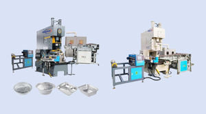 Ligne de production de conteneurs en aluminium certifiée CE pour la fabrication de boîtes à lunch multi-compartiments par pressage continu <span class=keywords><strong>et</strong></span> empilage - Product Image 5