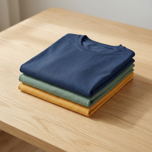 Camiseta Casual a Cuadros para Hombre B1227, 100% Algodón, 200 Gramos, Impresión de Silicona y Bordado - Product Image 4