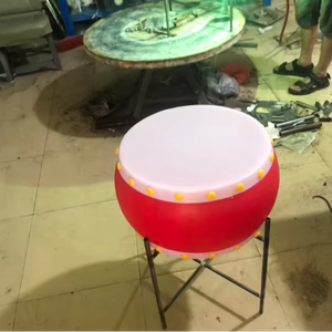 Lampes LED en forme de tambour chinois pour Noël et le Nouvel An - Décoration de festival en extérieur avec indice de protection IP65, couleurs personnalisables - Product Image 1