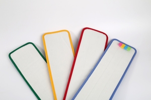 Алюминиевая плоская швабра с насадкой из микрофибры для влажной и сухой уборки и легкой алюминиевой телескопической ручкой для мытья полов - Product Image 2