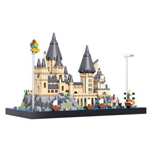 Blocs de construction créatifs de style supermarché en gros, ensembles de blocs de construction de château du monde magique, articles de décoration intérieure - Product Image 2