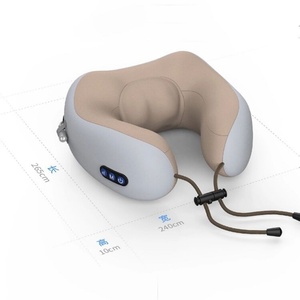 High Quality Vibrating Kneading <b>Neck</b> Relief U-Shape Shiatsu Electric <b>Neck</b> Massage <b>Pillow</b> by Air Use - Product Image 4