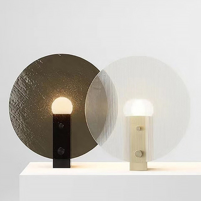 Desk Lamp Modern Black Luxury Bedside Hotel Living Room Bedside Modern Luxury Glass Light Luxury Decorative Table Lamp