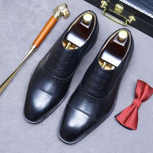 Zapatos Oxford de Hombre al por Mayor, Talla Grande, Transpirables, con Cordones, Impermeables, Ligeros, de Cuero Vacuno, para Negocios Formales e Informales - Product Image 6