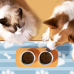 Haustierfuttermatte Mikrofaser waschbare Hundematte für Speisen und Wasser Schüssel-Keine Flecken schnell trocknende Hundespendermatte - Product Image 2