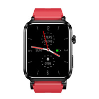 Reloj Inteligente S11 (HealthWear) con Pantalla Cuadrada, Resistente al Agua, Monitoreo de Ácido Úrico, Lípidos en Sangre, Presión Arterial, ECG y SpO2