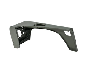 CONJUNTO DE GUARDABARROS DELANTERO RH, 1998, para 90/110 ROVER <span class=keywords><strong>DEFENDER</strong></span> ANTIGUO, (ALUMINIO) - Product Image 2