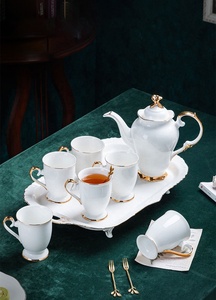 Hot Selling European Style White Luxury Phnom Penh Afternoon <b>Tea</b> Ceramic <b>Coffee</b> <b>Set</b> - Product Image 2