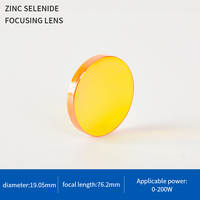 Nouvelle lentille de focalisation en séléniure de zinc D19-F63.5 pour machine de découpe et gravure laser CO2 haute puissance 12/18, accessoire laser ZNK