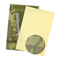 Housse de carnet tactique personnalisée A6 en nylon, étui pour journal de voyage avec emplacements pour stylo et cartes, pour la chasse, l'entraînement et les voyages