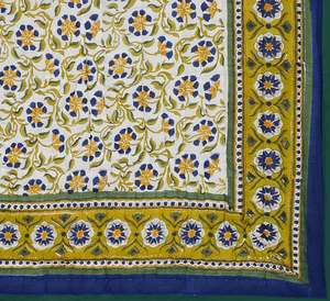 Indien fait à la main coton Floral main bloc Kantha couvre-lit imprimé Gudri couverture ethnique couvre-lit bohème Kantha quitter jeter - Product Image 5