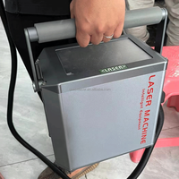 Machine de marquage laser à fibre portable de haute précision, mini, 20W, 30W, 50W, avec écran tactile pour la gravure et le marquage de logos métalliques