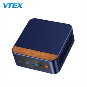 Ahşap doku kumaş yüzey toz geçirmez Mini PC Win Linux çift 4K N150 2 depolama genişletme SSD HDD endüstriyel Mini Pc bilgisayarlar - Product Image 2