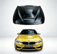 Capot en fibre de carbone style GTS pour BMW Série 3/4 F30 F80 M3 (2012-2019) avec aérations fonctionnelles pour l'extraction de chaleur