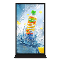 OEM ODM 75'' 4K Dijital Tabela Reklam Video Oynatıcı İç Mekan İnteraktif LCD Totem Ekran Kiosk Ayaklı Dokunmatik Ekran