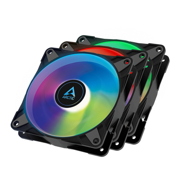 ARCTIC P14 Max (Pack of 5) - PC Fan, High Performance 140 mm Case Fan, PWM Controlled 400-2800 rpm- Black