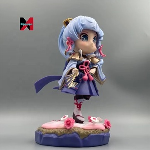 Genshined Impact <span class=keywords><strong>Ayaka</strong></span> Kamisato Q versión Big Eyes figura Anime modelo Cryo espada regalo en caja - Product Image 2