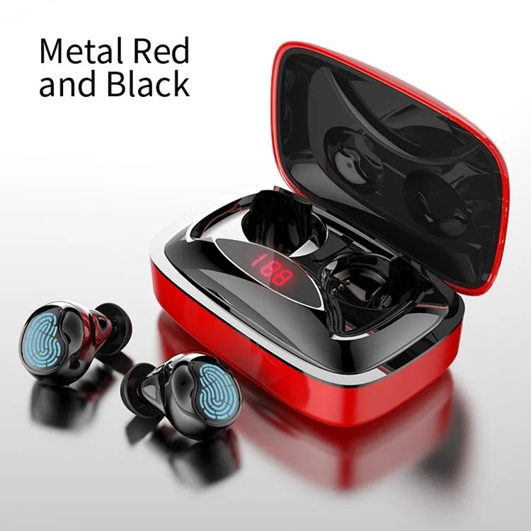 โลหะสีแดงและสีดำ