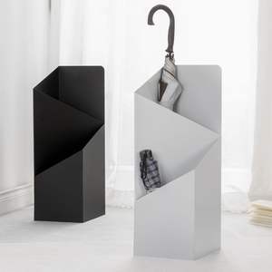 ที่วางร่มแบบติดผนังพลาสติกทันสมัย ความจุด้านเดียว สำหรับบ้าน สำนักงาน โรงแรม ทางเข้าบ้าน ที่จัดเก็บของ - Product Image 5