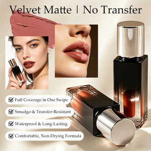 Brillo Labial Mate en Tubo Plateado, Antiadherente, <span class=keywords><strong>de</strong></span> Larga Duración, Venta al Por Mayor, Fabricante y Proveedor - Product Image 2