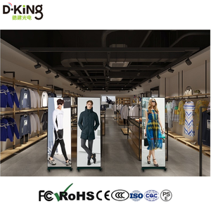 Indoor Digital Signage Fold-Able LED <b>Poster</b> Display Screen Wifi 4G USB P1.8 P2 P2.5 P3 LED Window Banners Video Wall Board - Product Image 3