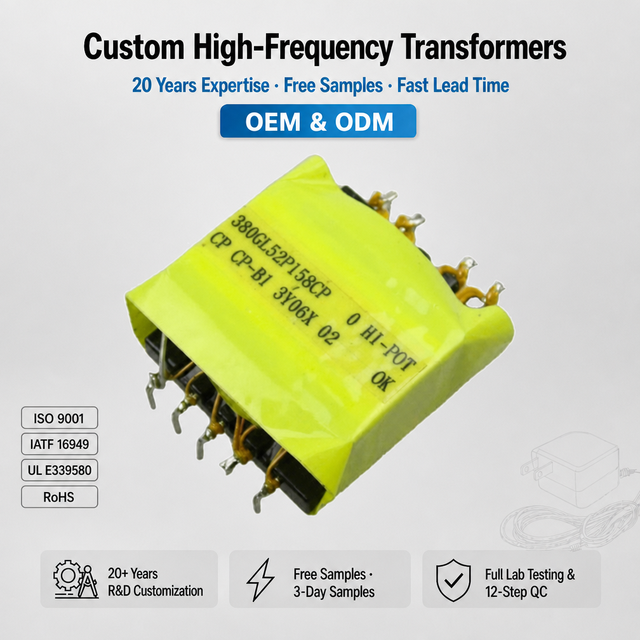 Pulse Transformer SMD 2600 Toroidal Autotransformer High Frequency 110V 220V Copper Wire for Power Supply OEM Custom