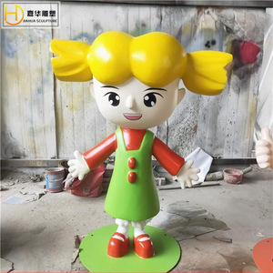 Escultura de Personaje de Dibujos Animados Jiahua, Figura Decorativa de Fibra de Vidrio para Montar en el Suelo - Product Image 3