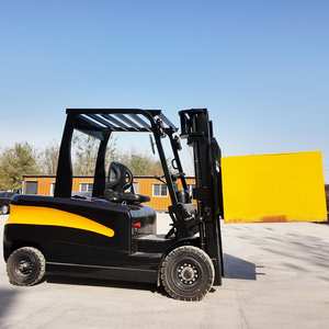 3,5 Ton Elektrische Stapelwagen Vierwiel 4x4 Lithium-Ion Batterij 3-9m Hefhoogte Kleine Draagbare Buitenheftruck - Product Image 1