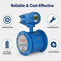 High Quality Electromagnetic Flow Meter for Water Pure Water Magnetic Flowmeter