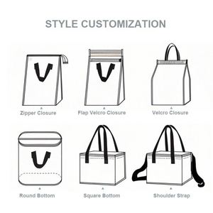 Sacs isothermes jetables en gros avec poignée, personnalisables, durables, pour livraison de repas chauds et froids, réutilisables pour restaurants - Product Image 2