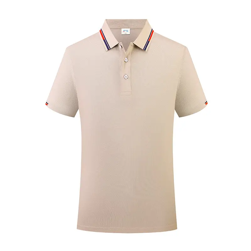 High quality color blank 190g cotton short sleeve Polo shirt casual Custom logo printing polo shirt for men