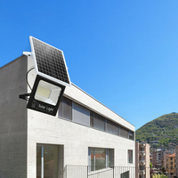 Détecteur de mouvement à énergie solaire IP65, projecteur LED d'extérieur étanche